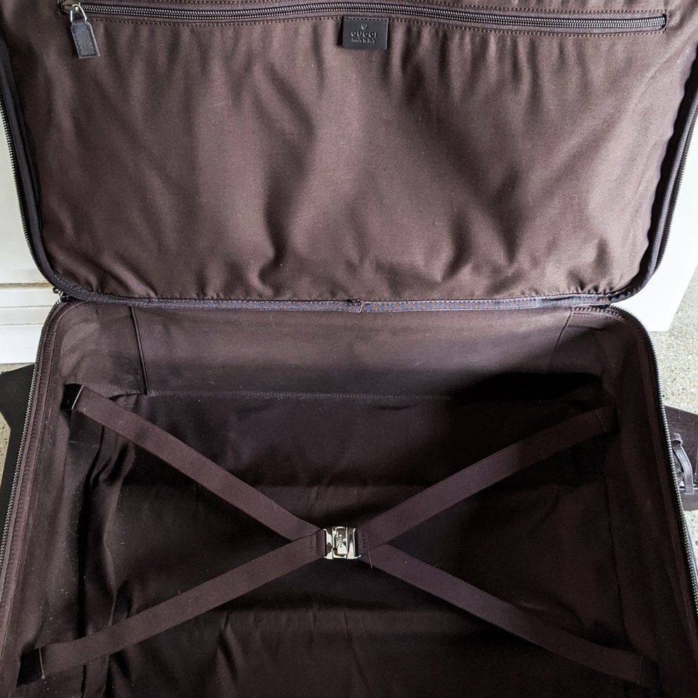 SOLD Gucci Supreme Monogram Suitcase Luggage - Picture 7 of 9